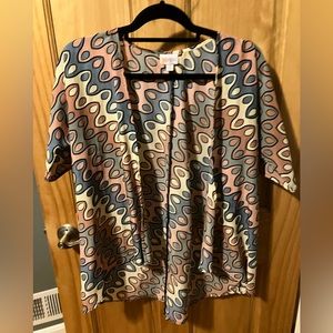 LulaRoe Bianka Kimono Style Top